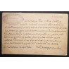 GB GRANDE BRETAGNE UK 1903 CARTE LETTRE ENTIER avec timbre SAGE pour FRANCE