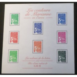 FRANCE 2002 BLOC timbres 45...