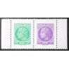 copy of FRANCE 2024 PAIRE VERTICALE les 2 timbres PASTEUR du CARNET 1924 neuf** MNH