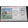 FRANCE 1960 FDC 1° JOUR JOURNEE DU TIMBRE 1245 BATEAU POSE CABLE SOUS MARIN
