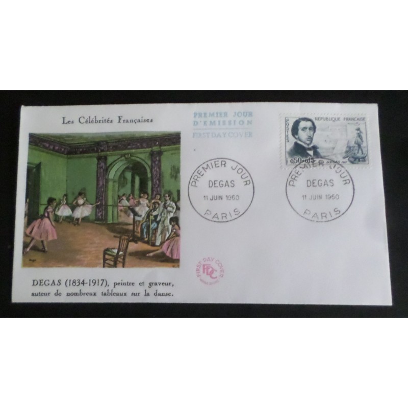 copy of FRANCE 1960 FDC 1° JOUR JOURNEE DU TIMBRE 1245 BATEAU POSE CABLE SOUS MARIN