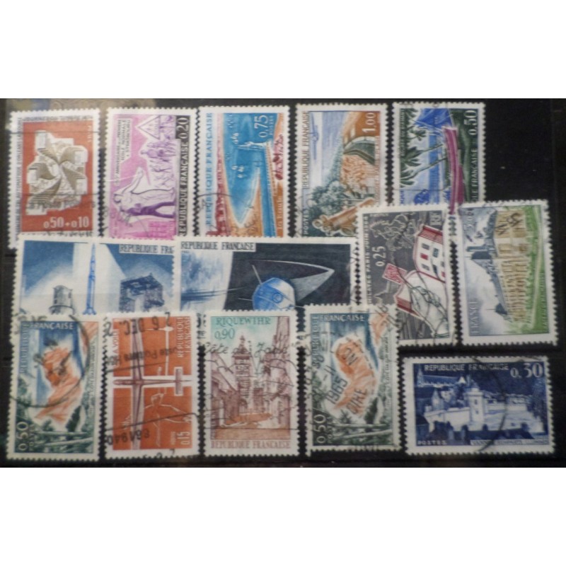 FRANCE LOT timbres oblitérés EX ABK