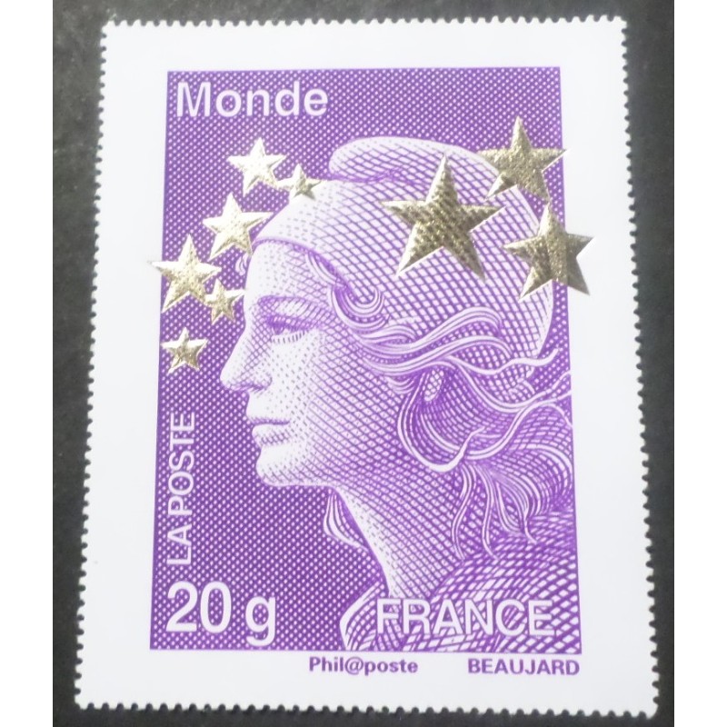 FRANCE 2012 TIMBRE 4662L MAXI MARIANNE MONDE neuf** MNH