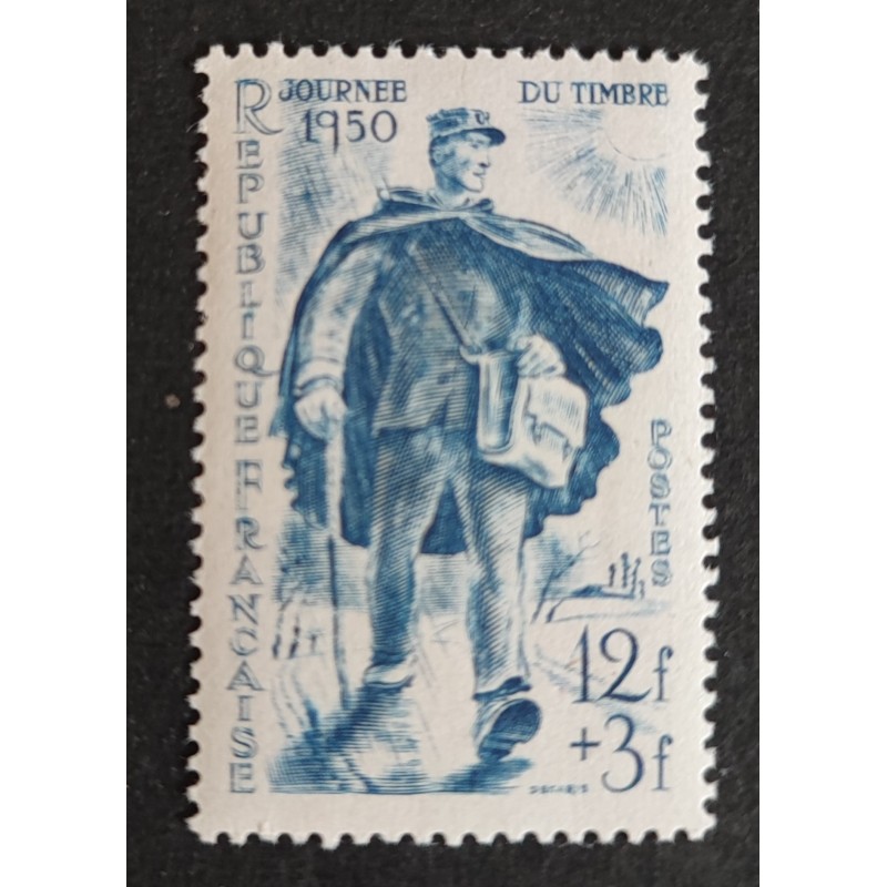 FRANCE 1950 JOURNEE TIMBRE 863 FACTEUR RURAL neuf** VF MNH STAMP
