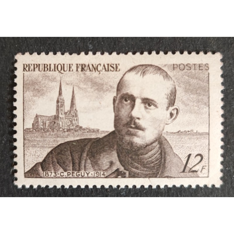 copy of FRANCE 1950 JOURNEE TIMBRE 863 FACTEUR RURAL neuf** VF MNH STAMP