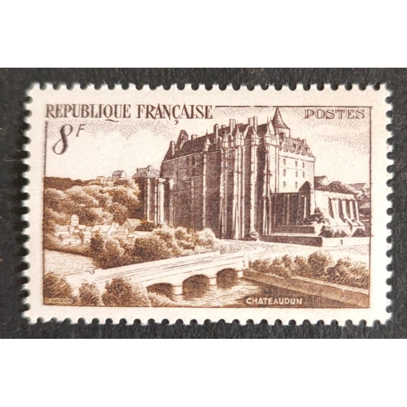 copy of FRANCE 1950 JOURNEE TIMBRE 863 FACTEUR RURAL neuf** VF MNH STAMP