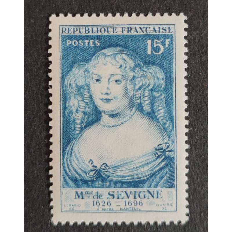 copy of FRANCE 1950 JOURNEE TIMBRE 863 FACTEUR RURAL neuf** VF MNH STAMP