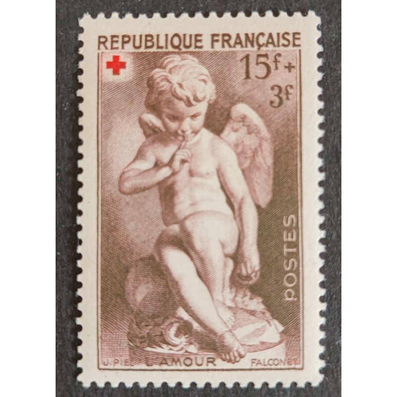 copy of FRANCE 1950 JOURNEE TIMBRE 863 FACTEUR RURAL neuf** VF MNH STAMP