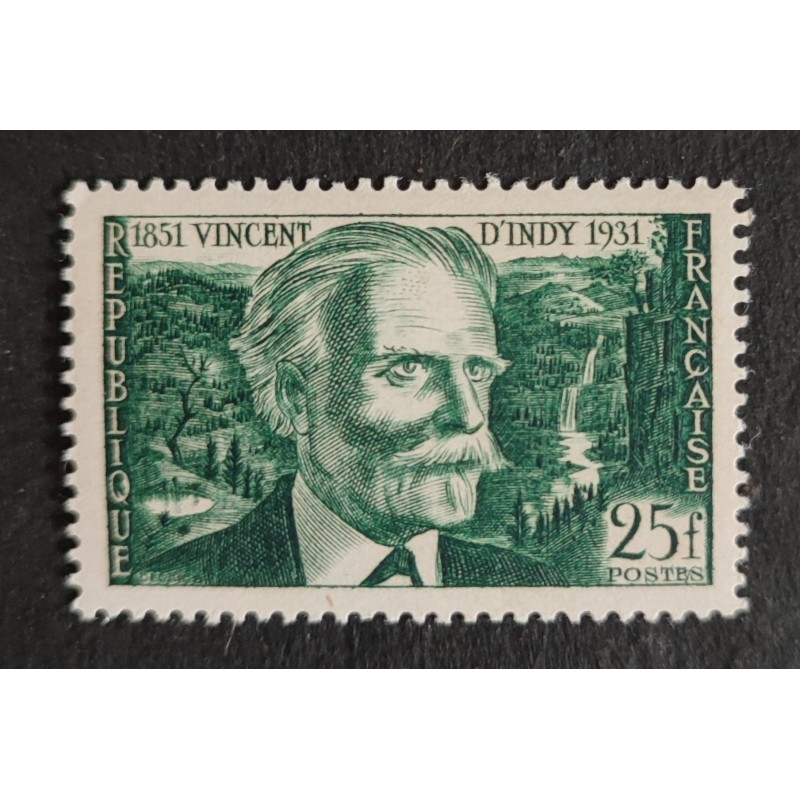 copy of FRANCE 1950 JOURNEE TIMBRE 863 FACTEUR RURAL neuf** VF MNH STAMP