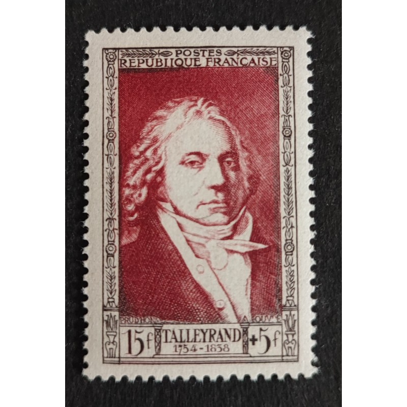FRANCE 1951 TIMBRE 895 TALLEYRAND neuf** VF MNH STAMP