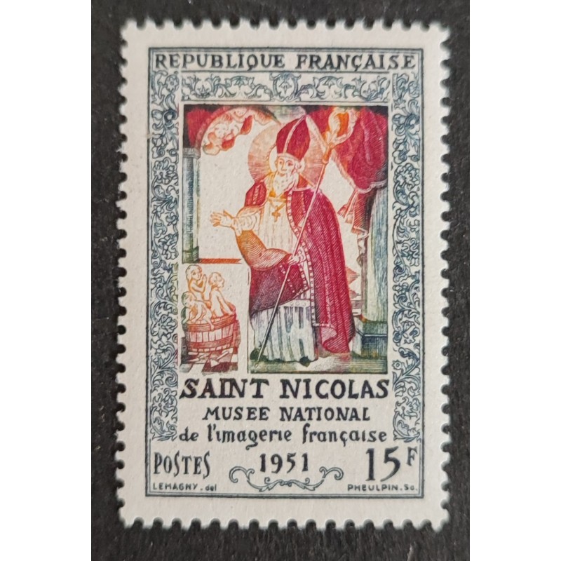 copy of FRANCE 1950 JOURNEE TIMBRE 863 FACTEUR RURAL neuf** VF MNH STAMP
