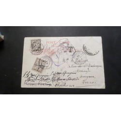 CARTE POSTALE CPA ROYAUME UNI, GB, BLACKPOOL, ARMOIRIES, PROGRESS TAXE FRANCE