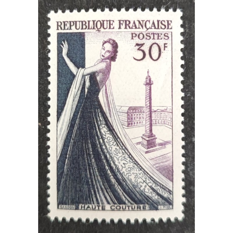 FRANCE 1953 TIMBRE 941 HAUTE COUTURE PARISIENNE neuf** VF MNH STAMP