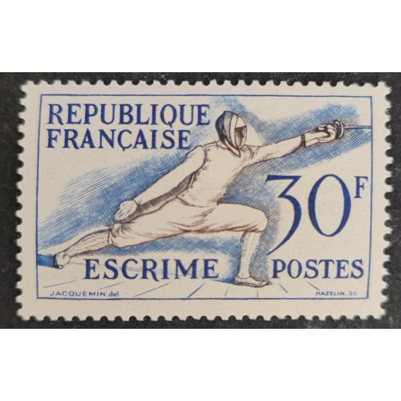 copy of FRANCE 1950 JOURNEE TIMBRE 863 FACTEUR RURAL neuf** VF MNH STAMP