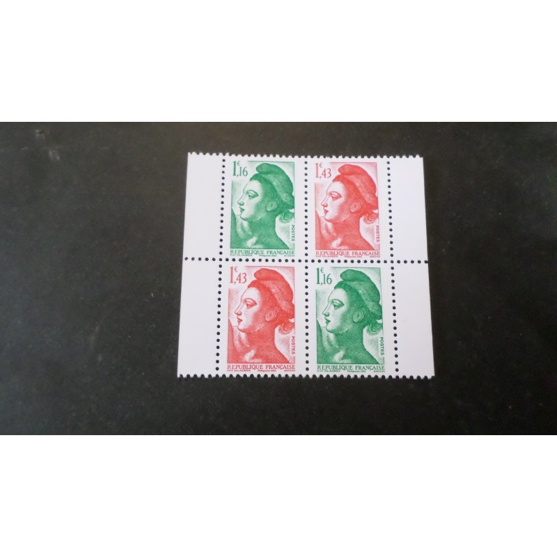 FRANCE 2022 BLOC de 4 de carnet, 4 timbres 40 ANS LIBERTE' DE GANDON neuf** MNH