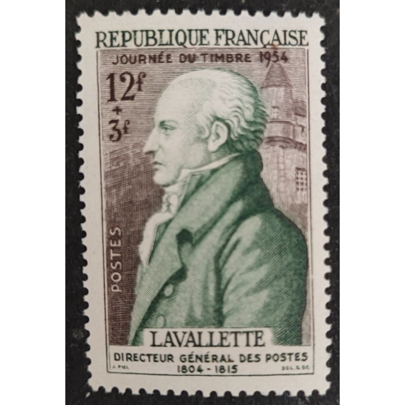 copy of FRANCE 1950 JOURNEE TIMBRE 863 FACTEUR RURAL neuf** VF MNH STAMP