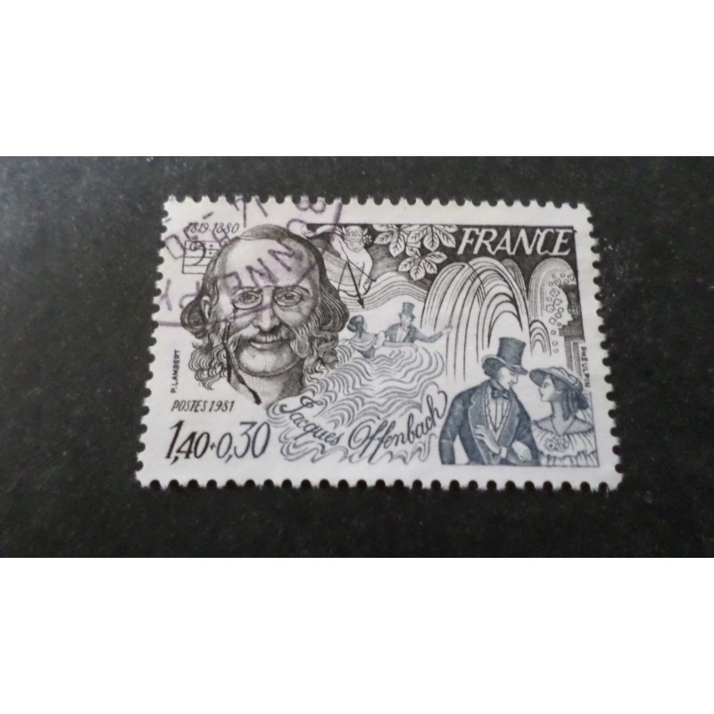 FRANCE 1981 timbre 2151 J. Offenbach, CELEBRITE' oblitéré