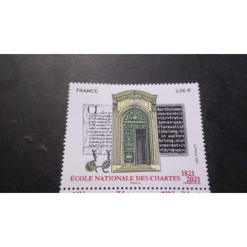 FRANCE 2021, timbre 5472 ECOLE NATIONALE des CHARTES, neuf** MNH