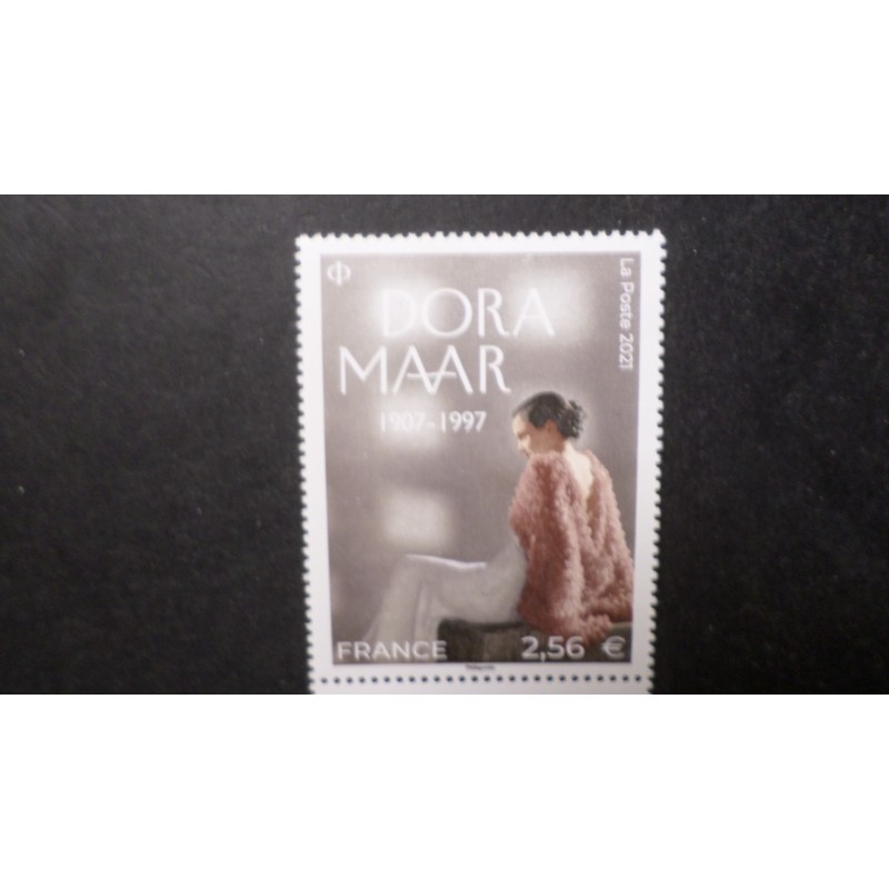 FRANCE 2021, timbre 5491 ARTISTE DORA MAAR, TABLEAU ART, neuf**, MNH, PAINTING