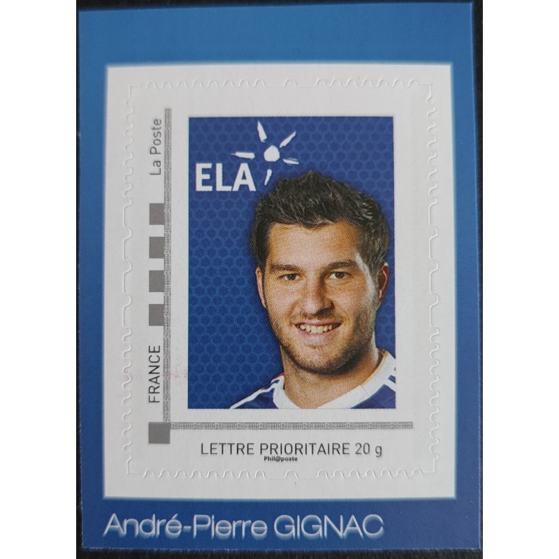 copy of FRANCE 2010 timbre COLLECTOR SQUILLACI FOOTBALL SPORT ADHESIF neuf** MNH STAMP