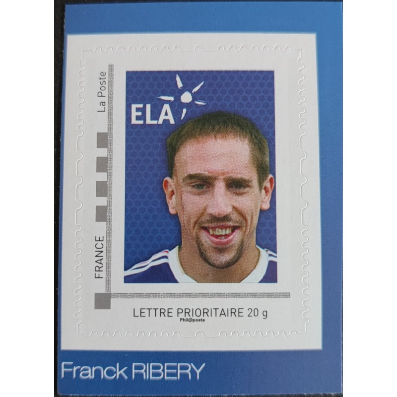 copy of FRANCE 2010 timbre COLLECTOR SQUILLACI FOOTBALL SPORT ADHESIF neuf** MNH STAMP