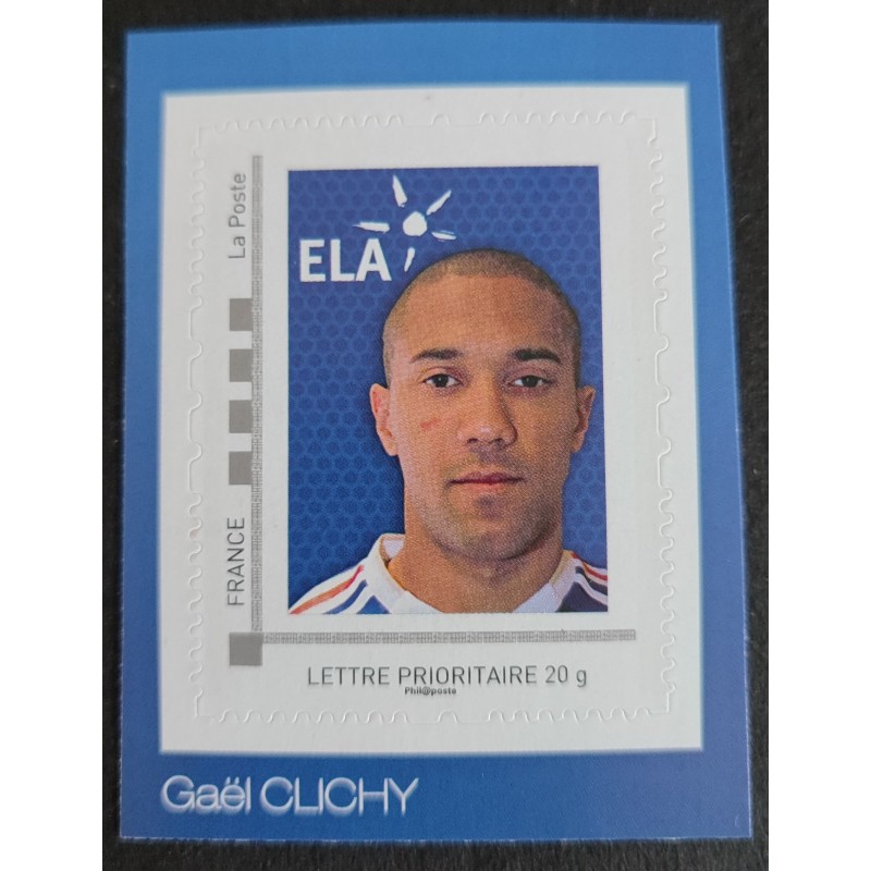 copy of FRANCE 2010 timbre COLLECTOR SQUILLACI FOOTBALL SPORT ADHESIF neuf** MNH STAMP