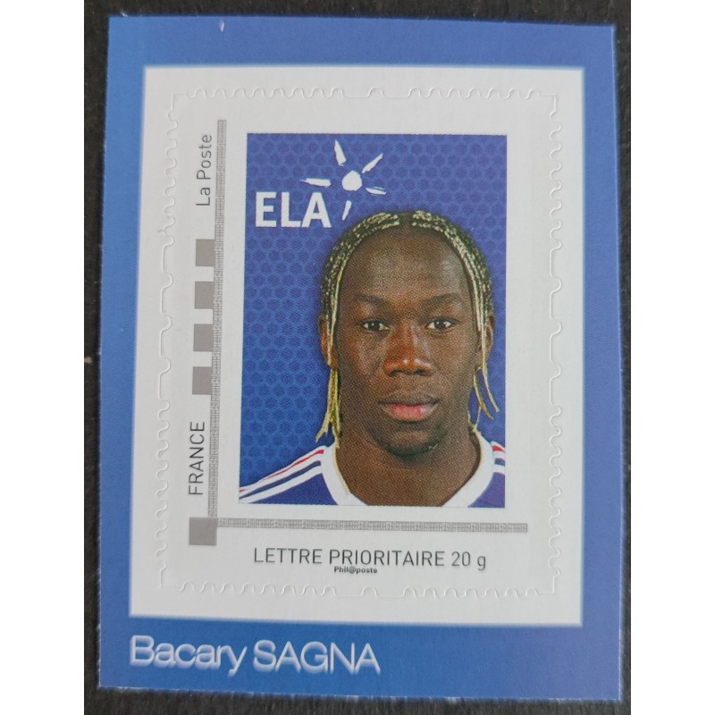 copy of FRANCE 2010 timbre COLLECTOR SQUILLACI FOOTBALL SPORT ADHESIF neuf** MNH STAMP