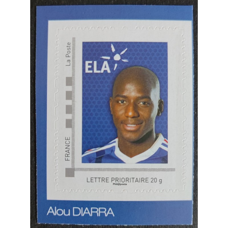 copy of FRANCE 2010 timbre COLLECTOR SQUILLACI FOOTBALL SPORT ADHESIF neuf** MNH STAMP