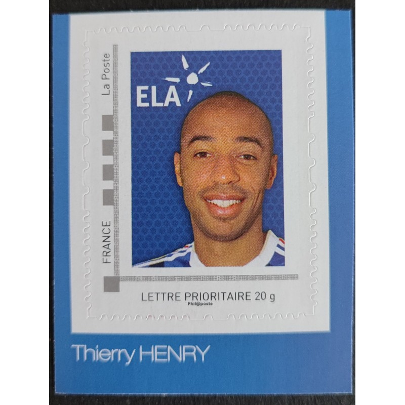 FRANCE 2010 timbre COLLECTOR HENRY FOOTBALL SPORT ADHESIF neuf** MNH STAMP