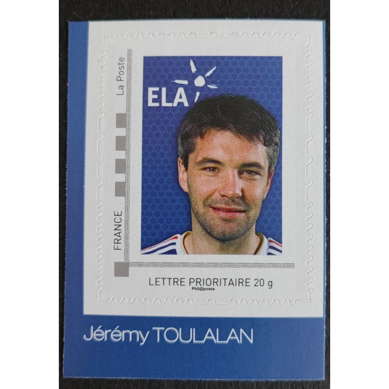 copy of FRANCE 2010 timbre COLLECTOR SQUILLACI FOOTBALL SPORT ADHESIF neuf** MNH STAMP