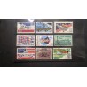ETATS-UNIS, POSTE AERIENNE LOT de TIMBRES aériens, AVIONS, oblitérés