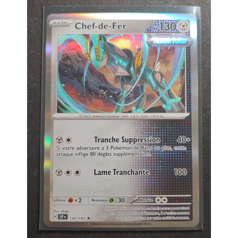 CHEF DE FER 130pv 132/191 Carte spéciale Pokémon CARD FR Neuve