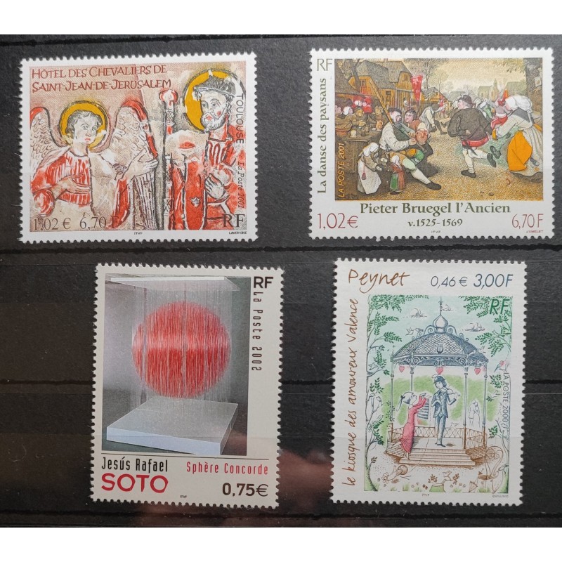 copy of FRANCE LOT TIMBRES ART TABLEAUX années 2000 neufs** VF MNH STAMPS