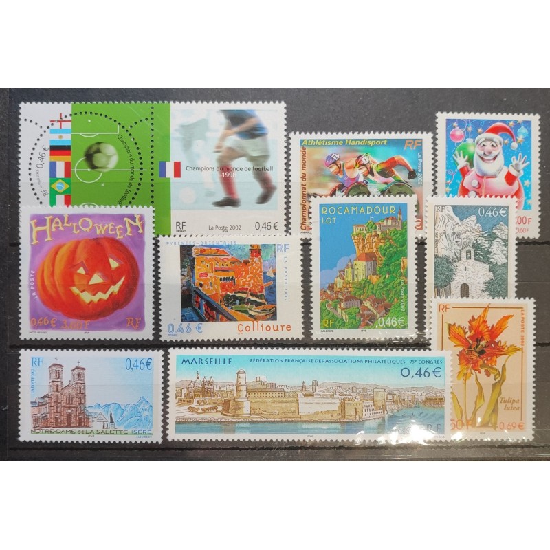 copy of FRANCE LOT TIMBRES CELEBRITES' PERSONNAGES années 2000 neufs** VF MNH STAMPS