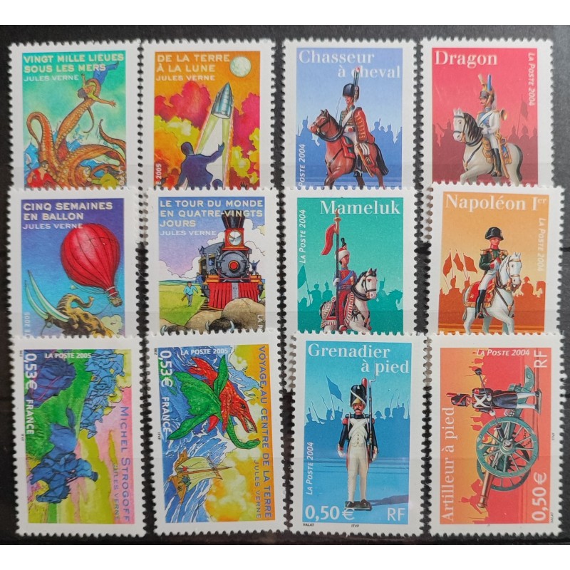 copy of FRANCE LOT TIMBRES CELEBRITES' PERSONNAGES années 2000 neufs** VF MNH STAMPS