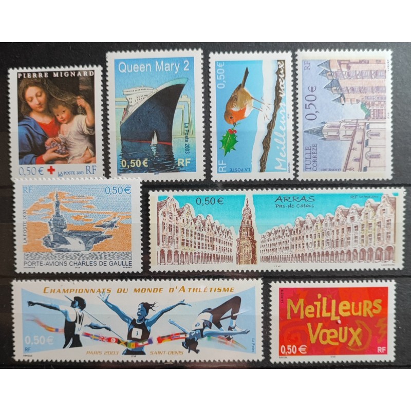 copy of FRANCE LOT TIMBRES CELEBRITES' PERSONNAGES années 2000 neufs** VF MNH STAMPS