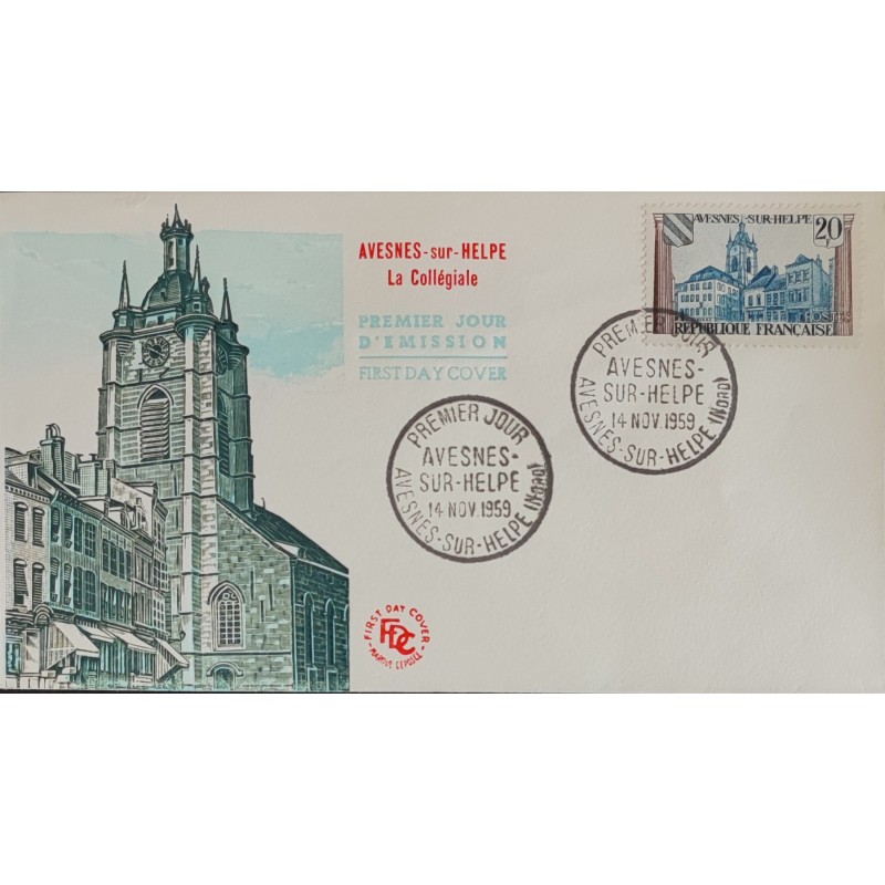 copy of FRANCE 1960 FDC 1° JOUR JOURNEE DU TIMBRE 1245 BATEAU POSE CABLE SOUS MARIN