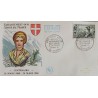 FRANCE 1960 FDC 1° JOUR TIMBRE 1246 SAVOYARDE RATTACHEMENT SAVOIE FRANCE