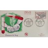 copy of FRANCE 1960 FDC 1° JOUR JOURNEE DU TIMBRE 1245 BATEAU POSE CABLE SOUS MARIN