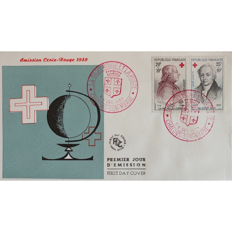 copy of FRANCE 1960 FDC 1° JOUR JOURNEE DU TIMBRE 1245 BATEAU POSE CABLE SOUS MARIN