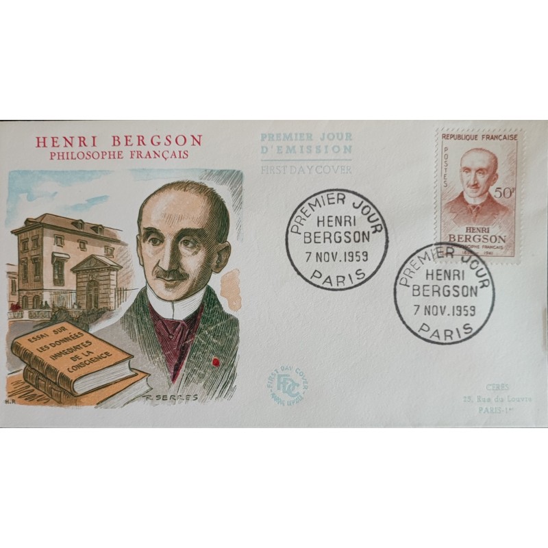 copy of FRANCE 1960 FDC 1° JOUR JOURNEE DU TIMBRE 1245 BATEAU POSE CABLE SOUS MARIN