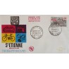 FRANCE 1960 FDC 1° JOUR TIMBRE 1243 MUSEE ART ET INDUSTRIE SAINT ETIENNE