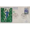 FRANCE 1960 FDC 1° JOUR TIMBRE 1241 LA REUNION MASSIF DU GRAND BENARD