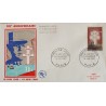 FRANCE 1960 FDC 1° JOUR TIMBRE 1264 20e ANNIV APPEL GENERAL DE GAULLE