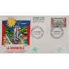 FRANCE 1960 FDC 1° JOUR TIMBRE 1256 LA BOURBOULE STATION THERMALE AUVERGNE