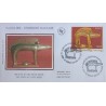 copy of FRANCE 1960 FDC 1° JOUR JOURNEE DU TIMBRE 1245 BATEAU POSE CABLE SOUS MARIN