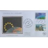 FRANCE 2007 FDC 1° JOUR 2 TIMBRES DE SERVICE CONSEIL EUROPE
