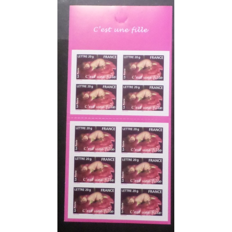 copy of FRANCE 2005 LOT 2 CARNETS TIMBRES AUTOADHESIFS BC54/BC55 GARCON FILLE neuf** MNH
