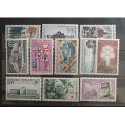 FRANCE LOT TIMBRES ANNEES...