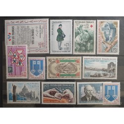 FRANCE LOT TIMBRES ANNEES...